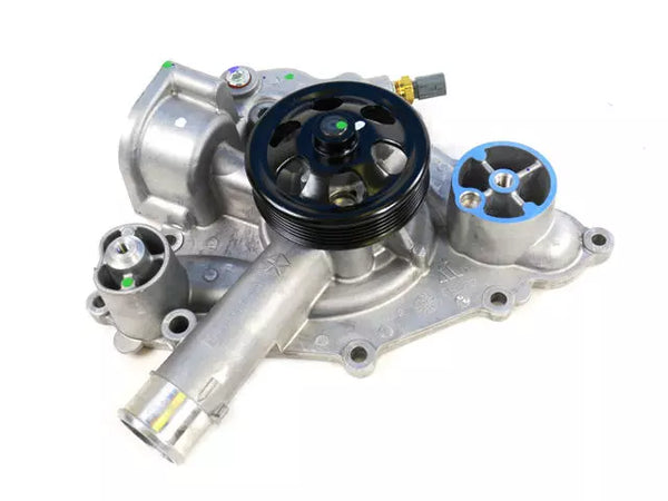 Genuine Mopar water pump 68346915AA for 6.4 HEMI, includes gasket plug and sensor