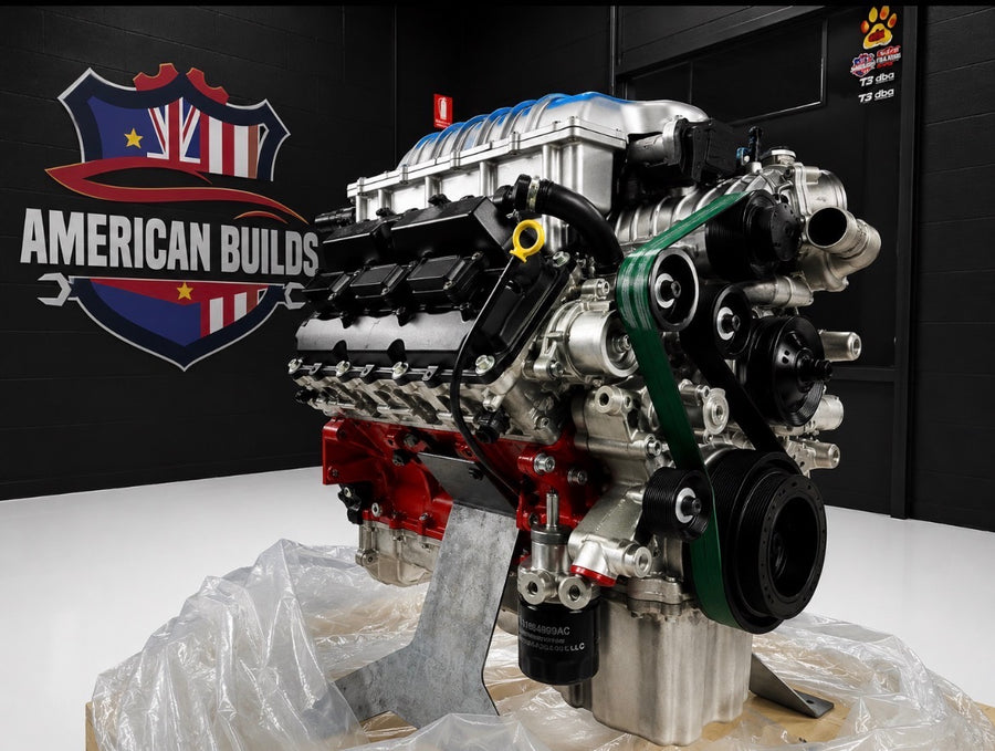 Genuine Mopar Redeye supercharged 6.2 HEMI crate engine, part 68303091AC